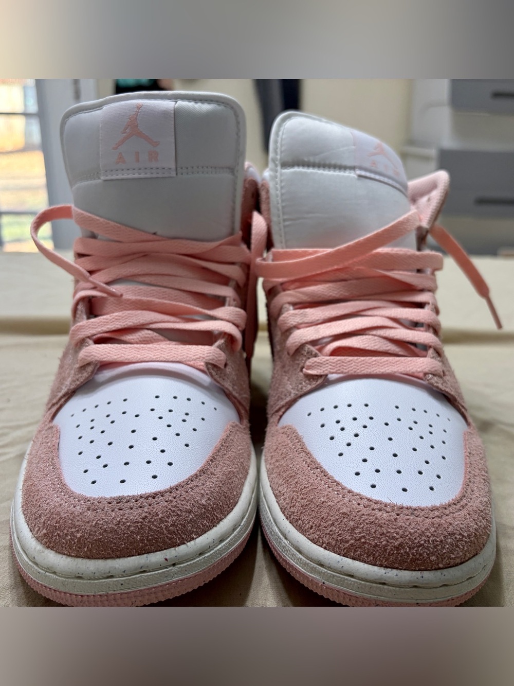 Jordan Air Jordan 1 SE Mid Legend Pink Suede Men's US 9 FN5215-161